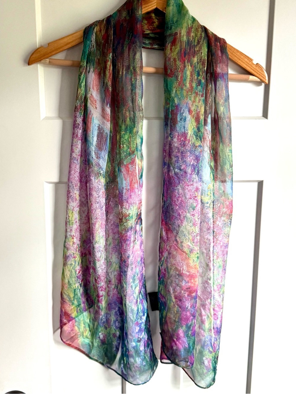 Galleria Monet Water Lilies Sheer Scarf